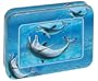 Tree-Free Greetings Dolphin Play, 12 Count EcoFriendly Note-card Assortment in a Collectible Photo Frame Tin (95512)