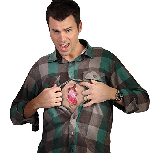 Morphsuits Digital Dudz Beating Heart Zipper Wound Skinsuit