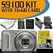 Nikon COOLPIX S9100 12.1 MP CMOS Digital Camera with 18x NIKKOR ED Wide-Angle Optical Zoom Lens and Full HD 1080p Video (Silver) Battery + 16GB Starter Kit