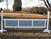 3 Panel Stone Pattern Gate Wood Horse Jumps 12ft
