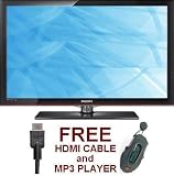 Samsung PN42C450 42-Inch 720p Plasma HDTV (Black) - FREE HDMI Cable + FREE MP3 Player
