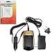 HQRP Replacement Charger for Pentax Optio 330, Optio 330RS, Optio 430, Optio 430RS, Optio 450 Battery Fits Pocket DV5700 / DV-5700 & IS-DV Camcorders (incl. Car and Wall USA / European Plug Adapters) plus HQRP LCD Screen Protector