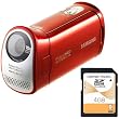 Samsung HMX-T10 Orange Full HD Camcorder with 4 GB SDHC Card, 10x Optical Zoom and 2.7-Inch LCD Screen (HMX-T10ON/XAA)