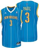 Chris Paul Teal Adidas Revolution 30 NBA Replica New Orleans Hornets Youth Jersey