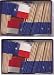 2 Boxes of Mini Texas Toothpick Flags, 200 Small Mini Texan TX Flag Cupcake Toothpicks or Cocktail Sticks & Picks