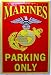US Marines Parking Only Sign