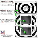 Bullseye Black and White WraptorSkinz Skin kit fits Nintendo DS Lite (DS LITE NOT INCLUDED)