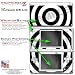 Bullseye Black and White WraptorSkinz Skin kit fits Nintendo DS Lite (DS LITE NOT INCLUDED)