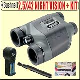 Bushnell Night Vision 2.5X42 Binoculars USA + Accessory Package - Bushnell ABUS25X42NK1