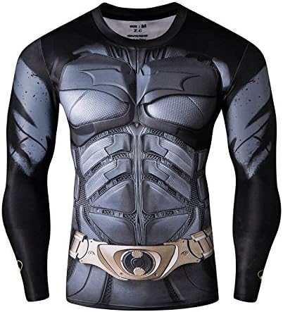 Buy 2 Get the 3rd free Men's Compression Shirt Long Sleeve Sports Fitness Running Base Layer Shirt