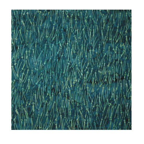 Teal Grass Batik Handkerchief