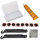 chinkyboo Bicycle Tyre Puncture Repair Kit Bike Cycle Patches Patch Mountain Rubber Tool