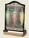 Memo Board ~ Chili Peppers ~ dry-erase glass board ~ with marker