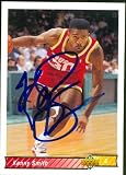 Kenny Smith Autographed/Hand Signed Basketball Card (Houston Rockets) 1992 Upper Deck #176