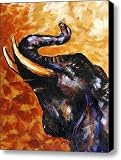Elephant Song Canvas Print / Canvas Art - Artist Jai Johnson