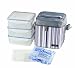 Lock&Lock HPL856DGN Sac isotherme 3 Bo�tes Carr�es / Bloc R�frig�rant
