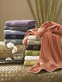IMAGE OF Turkishtowels Bamboo Collection 650 gsm 40% Rayon from Bamboo 60% Combed Egyptian Cotton 6 Piece Towel Set (Coffee, 2 Bath Towel, 2 Hand Towel,2 Wash Cloth)