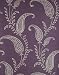 Brewster 59-54106 20.5-Inch by 396-Inch Jenny - Floral Scroll Wallpaper, Purple