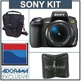 Sony Alpha DSLR-A300 Digital SLR Camera with 18 - 70mm Lens Kit, with 2GB CF Memory Card, Lowepro Holster-Style Case, Digital Memory Case (4)