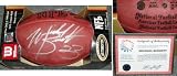 Michael Bennett Signed Wilson NFL Game Football