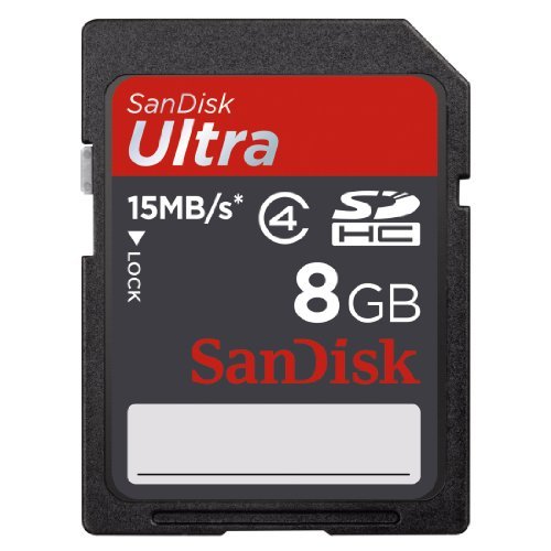 SanDisk ULTRA SDHC 8GB Class 4   Flash Memory Card SDSDRH-008G-A11