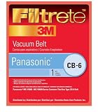 Filtrete Panasonic CB-6 Belts, 1 Belt Per Pack