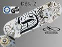 Hudora Skateboard Skill ABEC 7 Ahornholz Design 2
