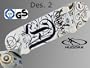Hudora Skateboard Skill ABEC 7 Ahornholz Design 2