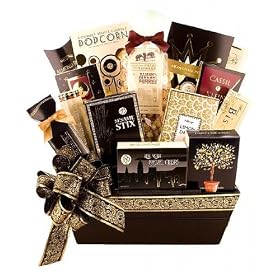 Elegant Gourmet Food Basket - Great Mothers Day Gift Idea