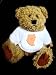 Teddy Bear with map, sudan, africa t-shirt