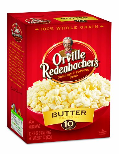 Orville Redenbacher Butter Popcorn, 10-Count Packets (Pack of 3)