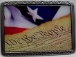 We the People U.S.Constitution Pewter Buckle