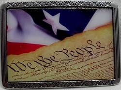 We the People U.S.Constitution Pewter Buckle