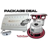 Buy 2 pcs ROCKFORD FOSGATE PUNCH P210S4 10 WOOFERS and LANZAR VIBE 258 2 CHANNEL 1600W AMPLIFIER...  by PUNCH/LANZAR