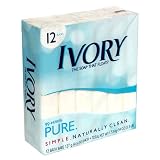 Ivory Bar Soap, Simply Ivory, Packaging May Vary, 12 - 4.5 oz (127 g) bars [54 oz (3.37 lb) 1.53 kg] (Pack of 3)