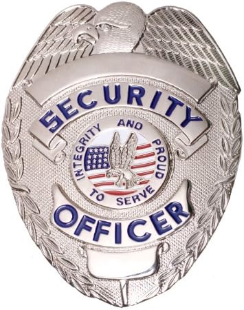 Security Officer Silver Shield Badge