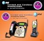 AT&T 1485 2.4 GHz Corded / Cordless Phone with Answering System
