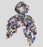 Autograph Lightweight Pure Silk Leaf Print Scarf Autograph Lightweight Pure Silk Leaf Print Scarf