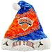 New York Knicks Mistletoe Santa Hat