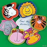 Zoo Animal Notepads with Wiggle Eyes (2 dz)