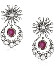 Colette Steckel "Galaxia" 18k Gold Starburst and Crescents Earrings