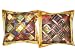 2 Auburn Tribal India Vintage Sari Toss Pillow Cushion Covers
