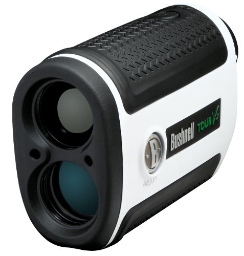Bushnell Tour V2 Golf Laser Rangefinder, Standard Edition, Limited Edition  (White)
