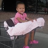 Nursery-To-Go Grocery Cart Cover in Pretty in Pink