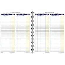 Adams Bookkeeping Record Book, Monthly Format, 8.5 x 11 Inches, White (AFR71)