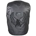 Men's American Eagle USA Black Leather Vest