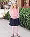 RuffleButts® Infant / Toddler Girls Ruffled Denim Bow Skirt