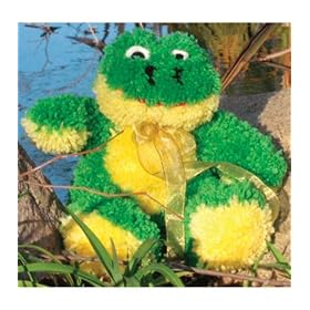 Frog Stuffed Toy Latch Hook Kit-14 Tall