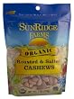 Sunridge Farms Organic Roasted Salted Cashews, 7-Ounce Bags (Pack of 6)
