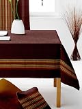 NAPPE CARREE 140x140 cm MEXICO 100 % Coton, Jacquard fil teint